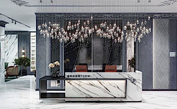 Интерьеры парадных Жилого Комплекса Le Cristal